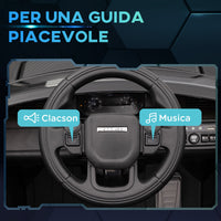 Macchina Elettrica per Bambini con Licenza Land Rover Discovery Sport 106x65,5x51 cm Nero