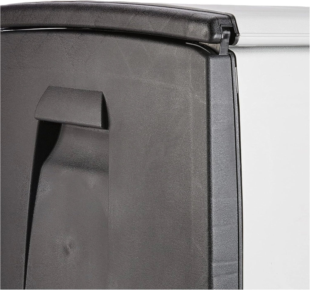 Baule Contenitore da Esterno 120x54x57 cm Multiuso in Polipropilene Prince Box Grigio e Nero