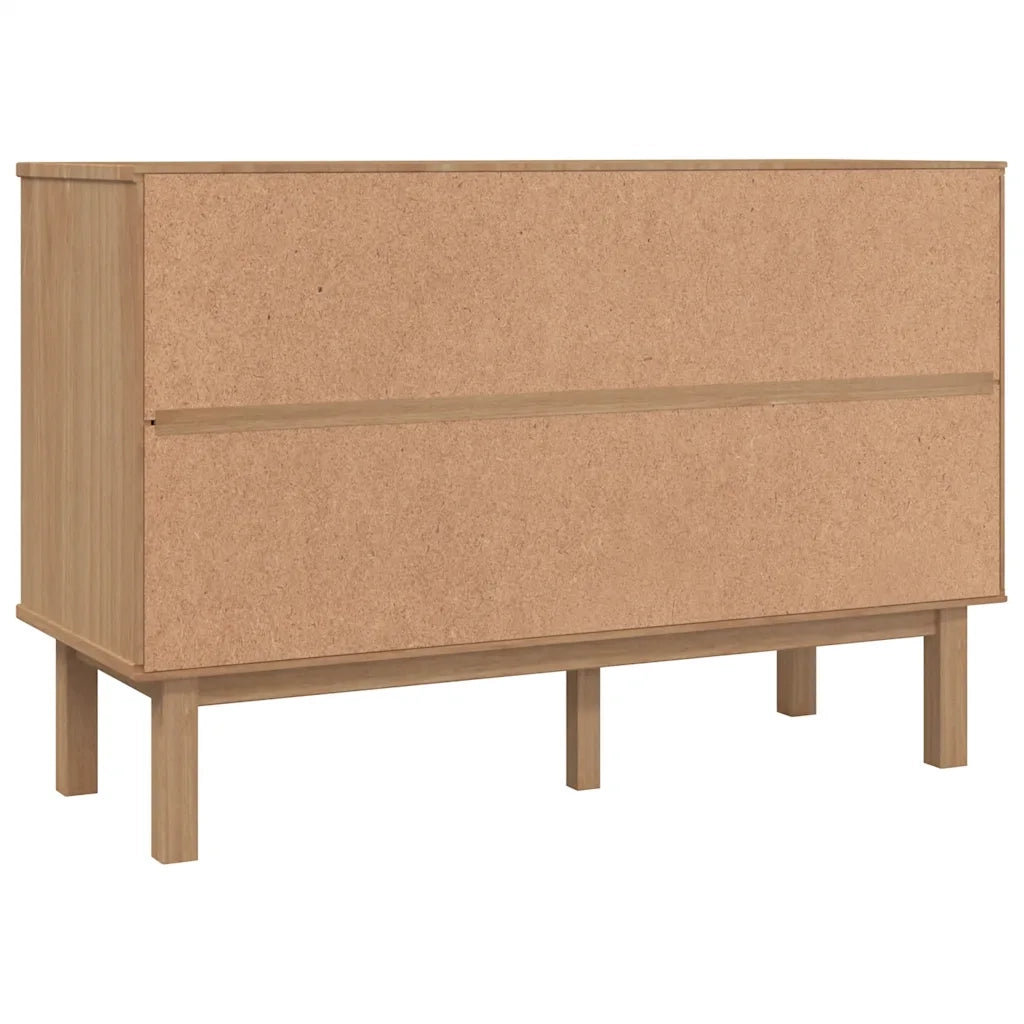 Cassettiera OTTA 111x43x73,5 cm cm in Legno Massello di Pino 348585