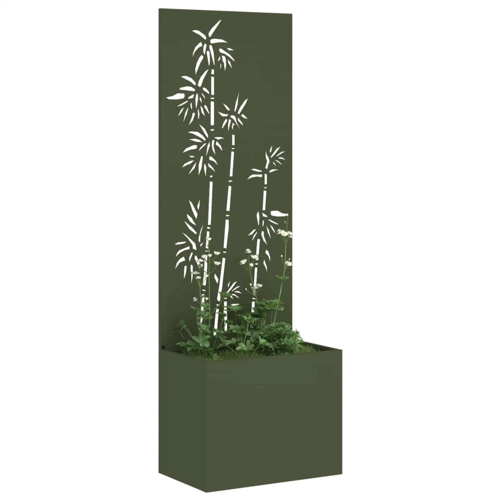 Schermo per privacy in giardino Oliver verde 50 x 150 cm 876451