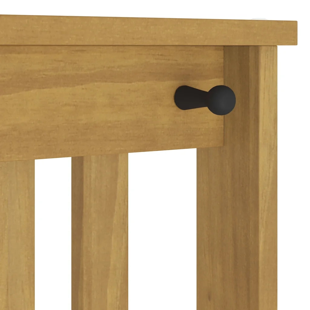 Albero da Ingresso SANDNES 45x40x159,5 cm in Legno di Pino 4010482