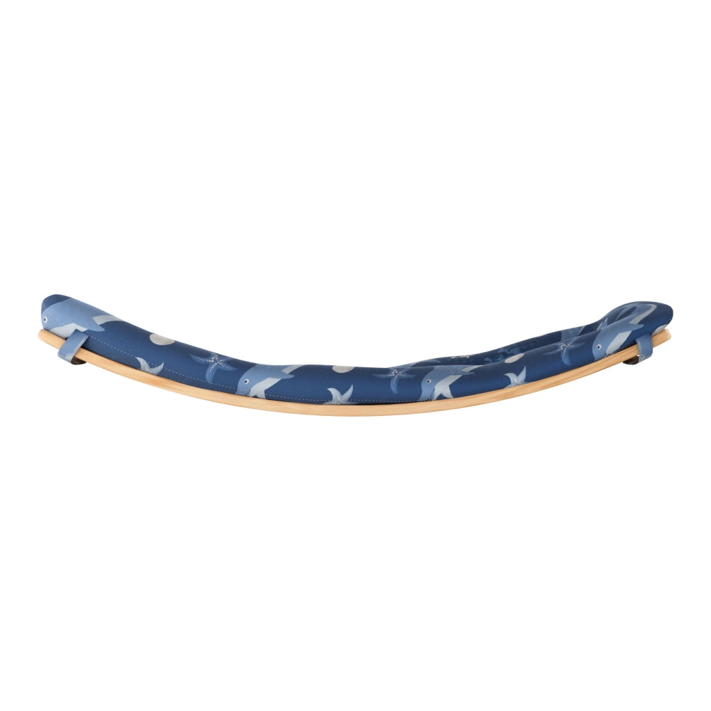 Wobly - Balance Board Montessoriana con cuscino tavola da equilibrio per bambini dai 3 anni 85x30 cm in legno