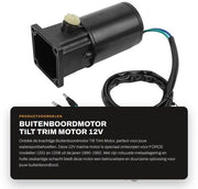 Motore di timone esterno Tilt Trim - 12V Motore marino - Sostituzione di alta qualità - Formato compattibile - Ideale per...