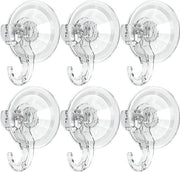 Set di 6 zuignappe robuste - supporto per asciugamani e oggetti - zuignappe ad alta resistenza per bagno e cucina - peso massimo 5kg