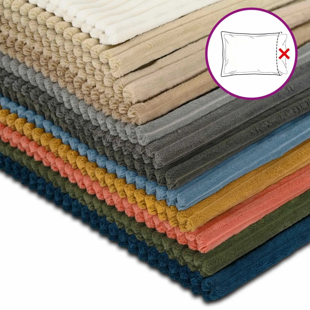 Federa 2 pcs HEERLEN Crema 55 x 55 cm corduroy 912289