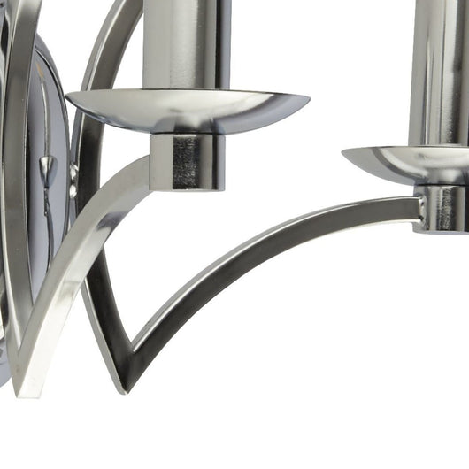 Applique Classica Ascot Acciaio Cromo 2 Luci E14