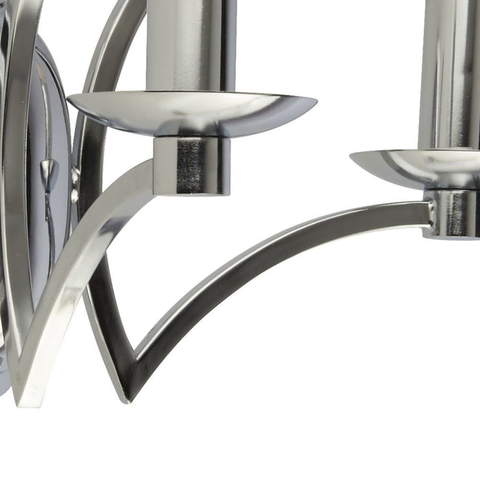 Applique Classica Ascot Acciaio Cromo 2 Luci E14