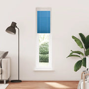 Tenda Plissettata | Tenda pliss¨¨ Blu 45x200 cm Larghezza Tessuto 44,4 cm