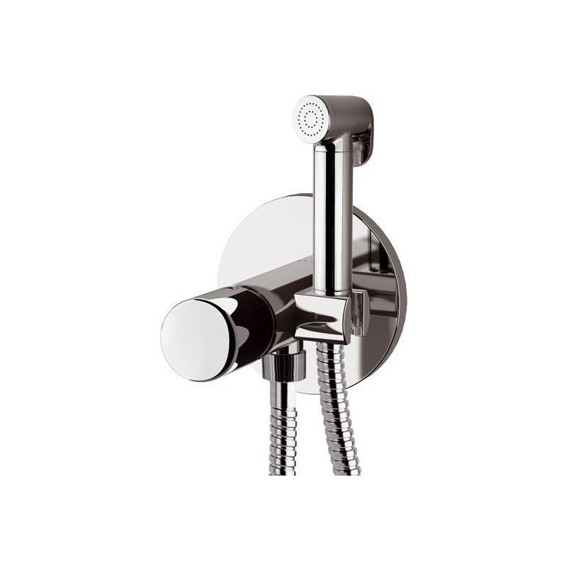 Shut off su piastra arrotondata con miscelatore serie Fusion