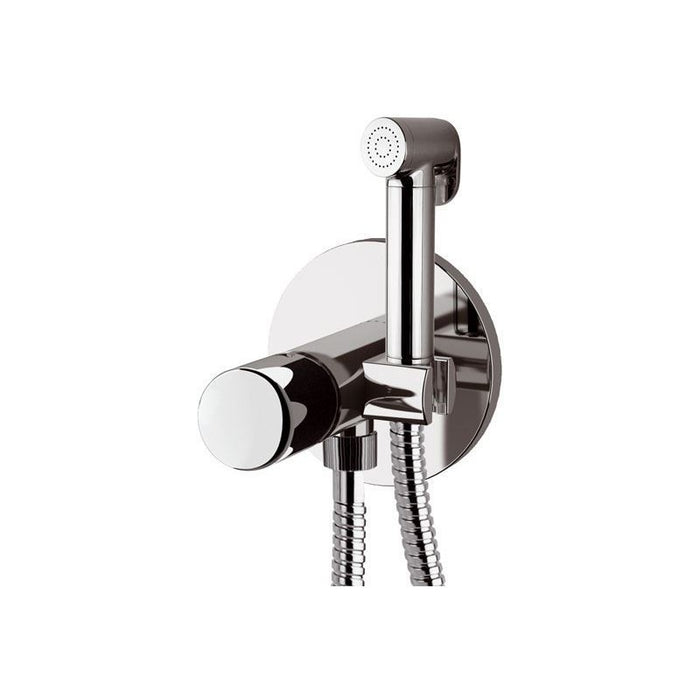 Shut off su piastra arrotondata con miscelatore serie Fusion