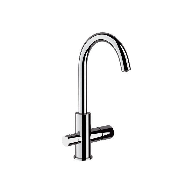 Miscelatore lavello a 3 vie di ingresso con bocca girevole serie Fusion