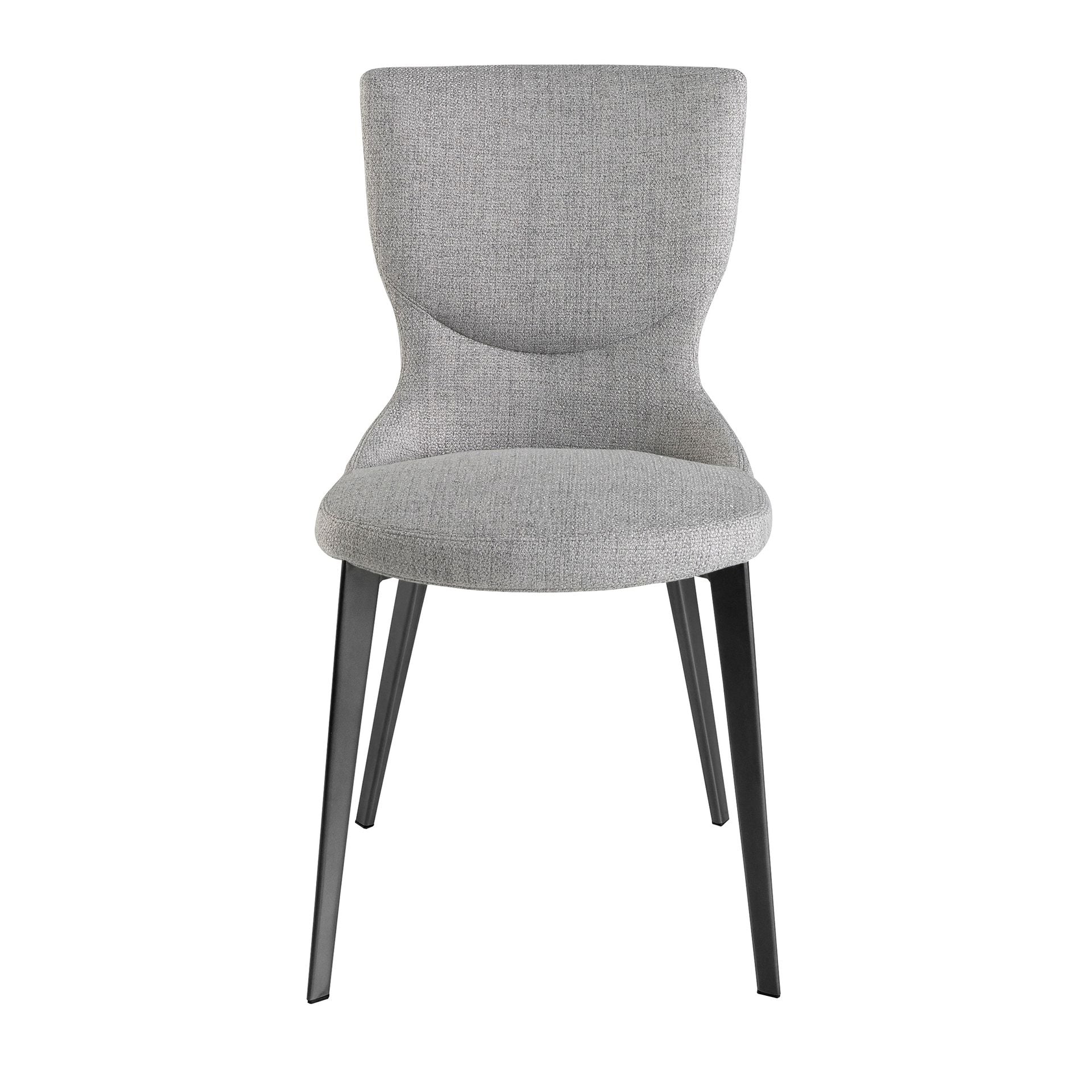 Sedia in tessuto grigio