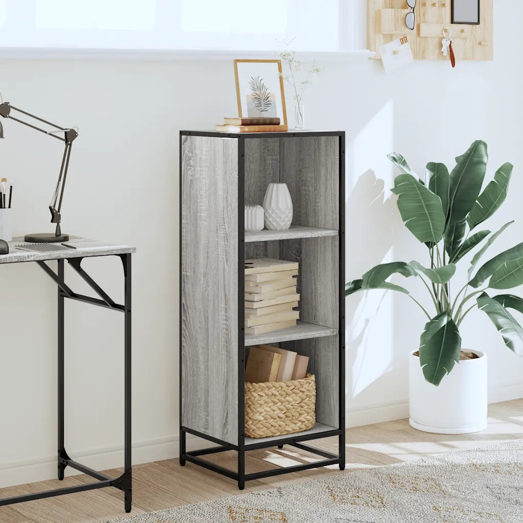 Libreria Grigio Sonoma 40x35x107,5 cm in Legno Multistrato 849112