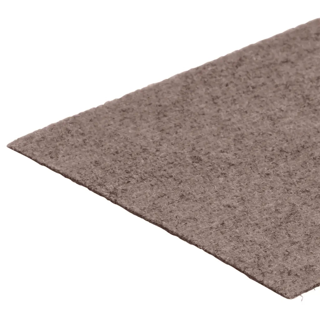 vidaXL Tappetini per scale autoadesivi 30 pz 76x20 cm marrone chiaro rettangolari