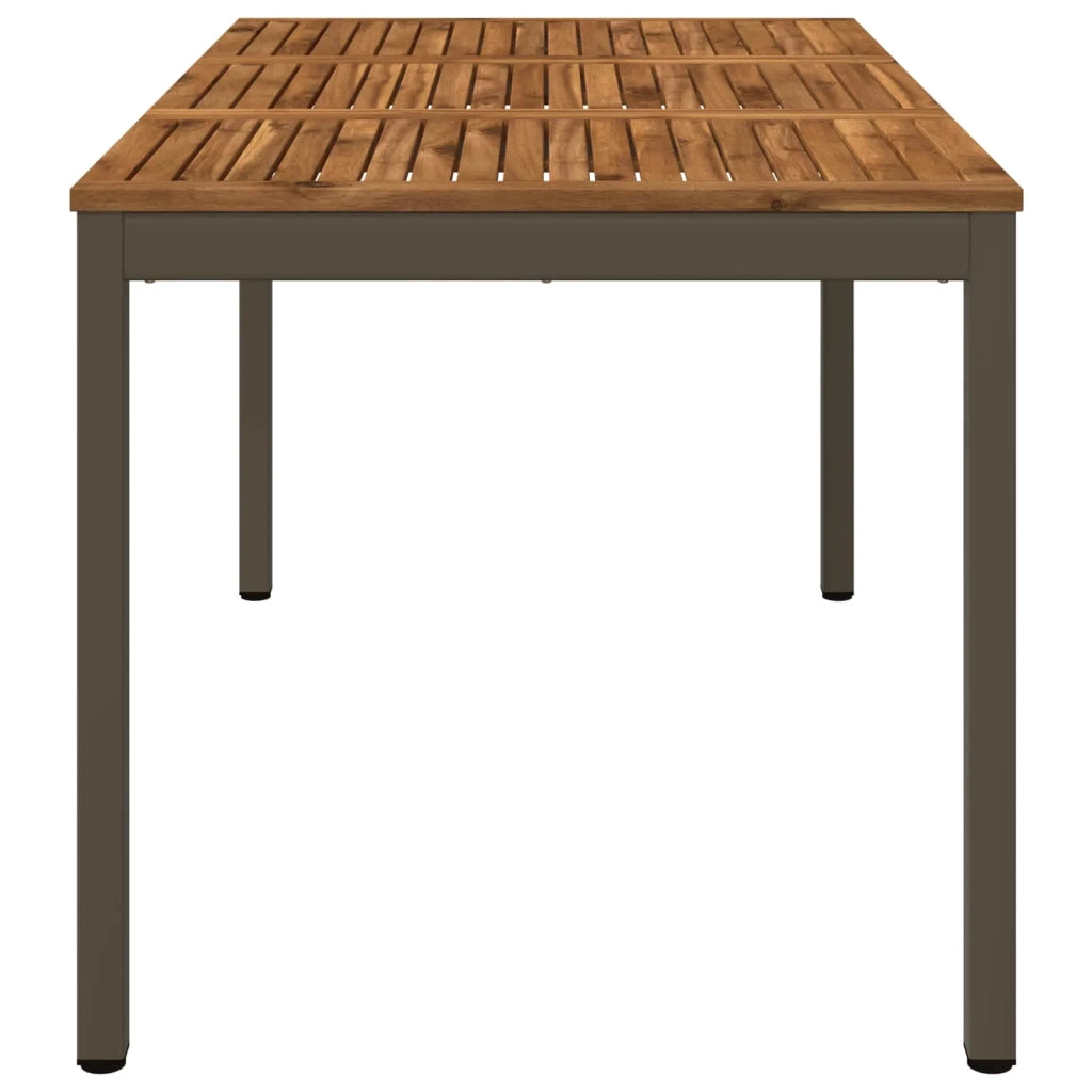 Tavolo da cena da giardino Naturale e Caffè 141 x 80,5 x 75 cm 901321