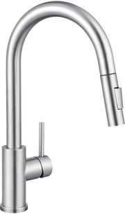 Cucina a pressione, Cucina a pressione con Sprezzatore estensibile, Cucina a pressione ad alta pressione, Cucina a pressione con rubinetto per scarico, Due sfiatatoi, 360° Rotativo, In acciaio inossidabile - SERIE SOFETIY