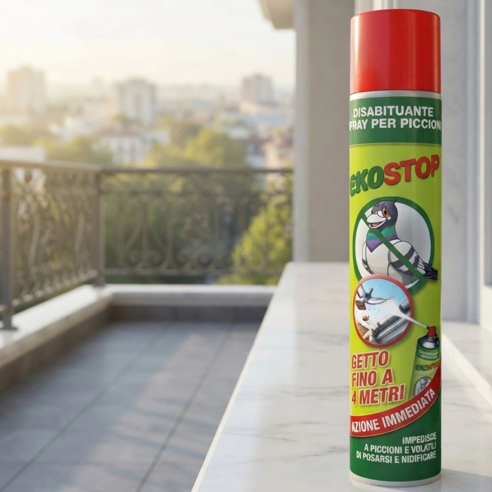 Prochimica ekostop disabituante piccioni e volatili spray fino a 4 metri 750 ml