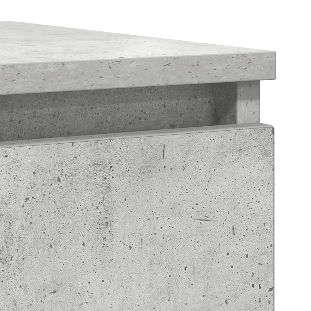 Credenza Grigio Cemento 37,5x35x99 cm in Legno Multistrato 861700