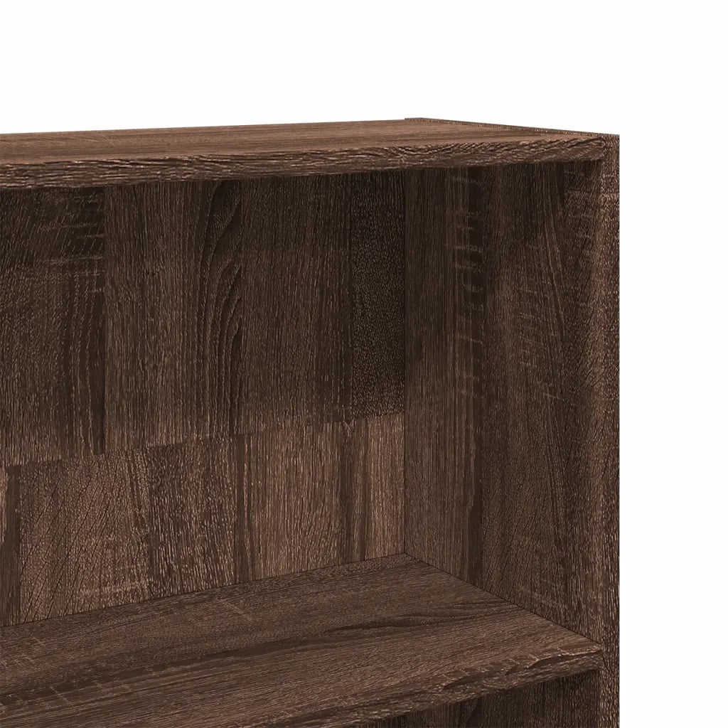 Libreria Rovere Marrone 80x24x143 cm in Legno Multistrato 857850