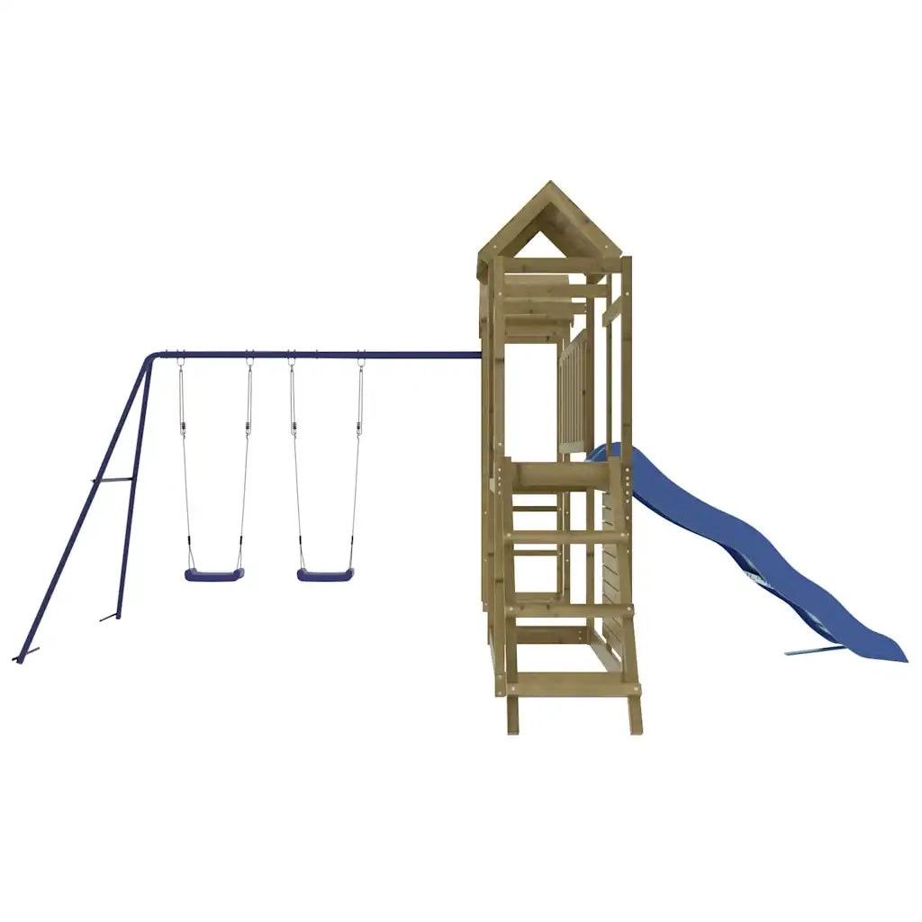 Set da Gioco da Esterno in Legno di Pino Impregnato 3155899