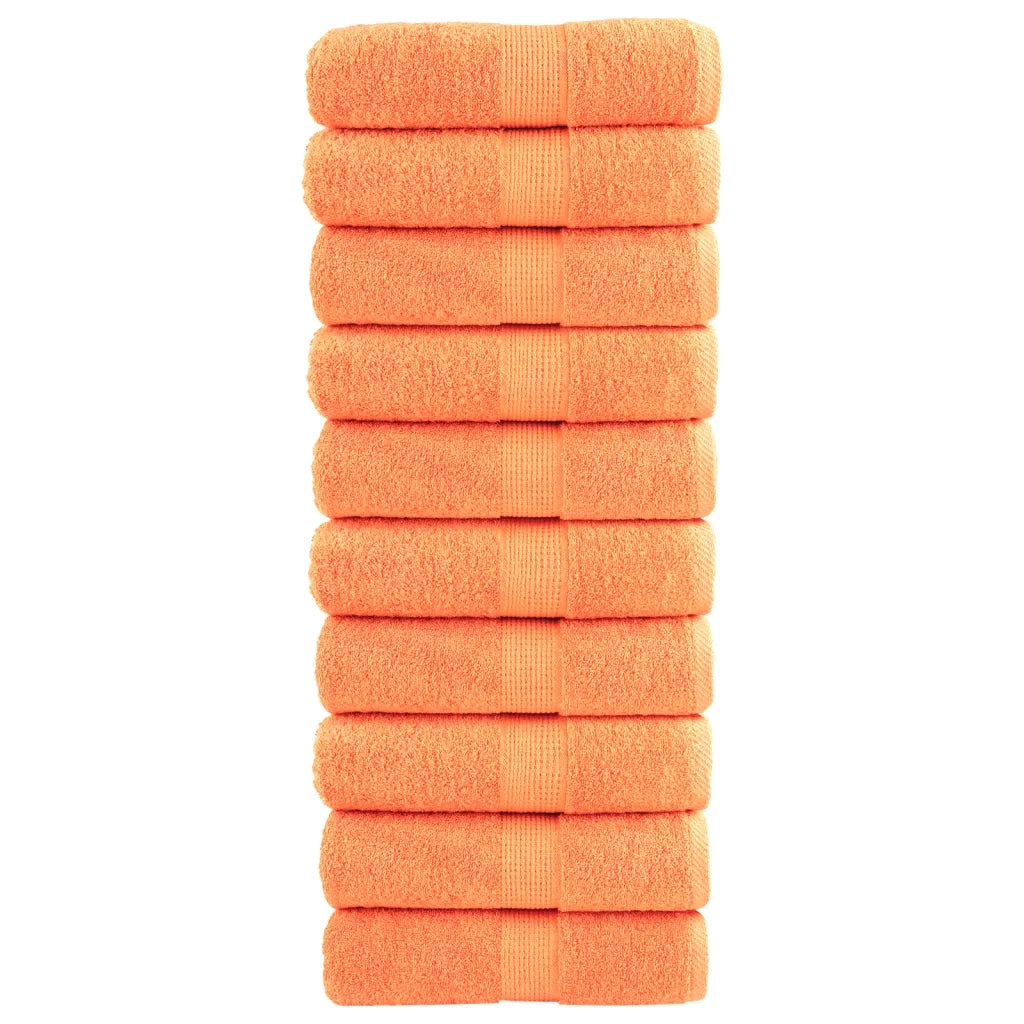 Salviette Premium SOLUND 10 pz Arancioni 30x30 cm 600 g/mÂ²