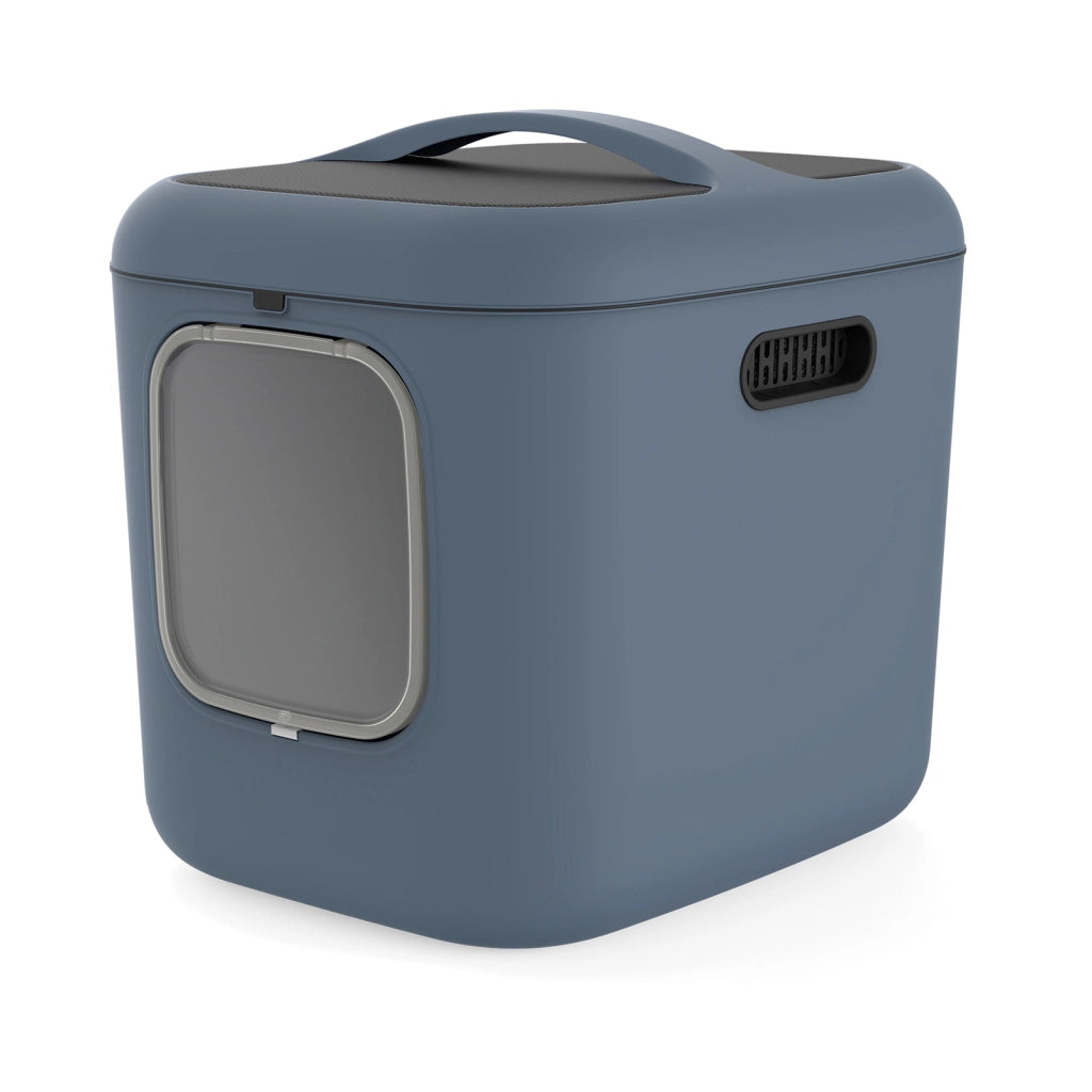 Lettiera per gatti BIALA XL   - Colore horizon blue/Nero - Rotho
