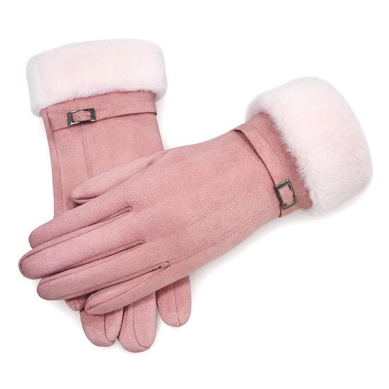 Maniche invernali per donne - Maniche calde per donne, maniche invernali, maniche per sport all'aperto - Rosse - 24*8.7cm