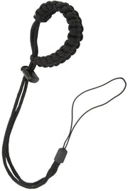 Cintura di immersione a lanyard manuale - tessuto in cotone - resistente e leggero - colore nero - adatto per azionatori di fotocamere - ideale per uso subacqueo