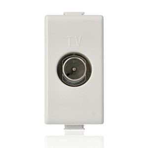 AM5173P - Matix Presa Tv Passante  Bianco