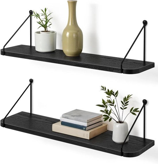 Wandrek moderno - design moderno - 1 pezzo - legno e metallo - 60 cm
