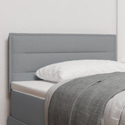 Testata LED Design Lines Grigio chiaro 80 cm Tessuto