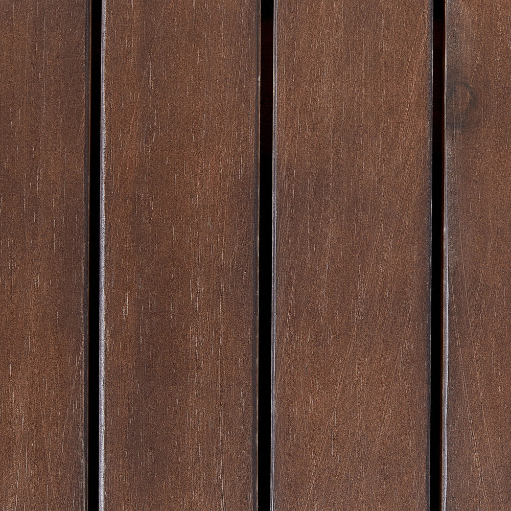 Panca da Esterno con Contenitore in Legno Massello di Acacia 2 Posti 120 cm Colore Scuro