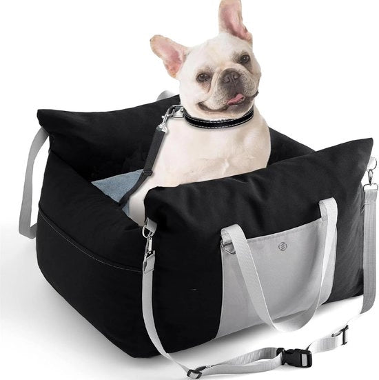 Sedile Auto per Cani con Cintura di Sicurezza - Sedile per Cani - Sedile per Cani Auto - Autostadio per Cani - Sedile per Cani Auto - Con Cintura di Sicurezza