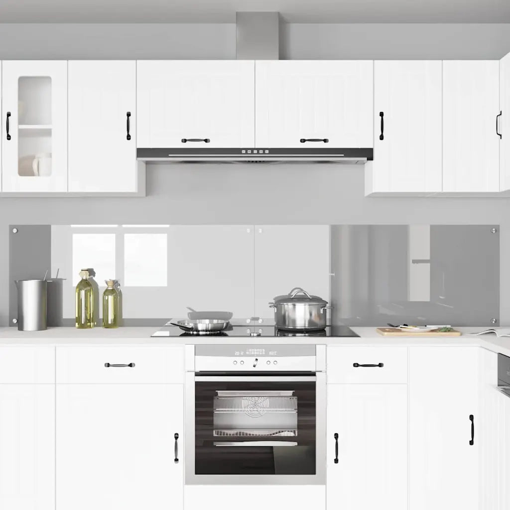 Schienale da cucina 2 pcs Grigio chiaro 120 x 50 cm 3415504