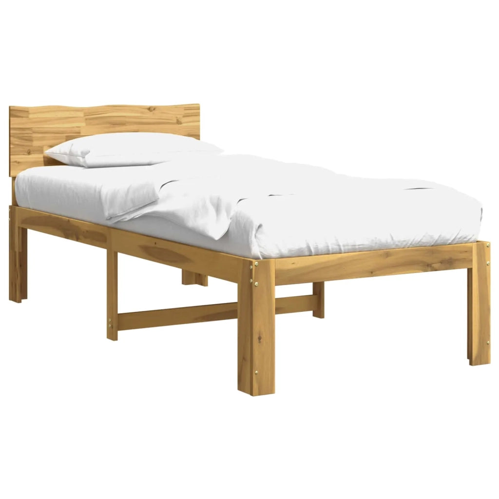 Letto Singolo con Testiera ROSTOCK Bianco 90 x 200 cm 903457