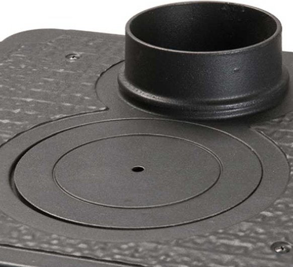 STUFA A LEGNA NORDICA GEMMA LIBERTY PERGAMENA DIM. 46x49xH84 CM