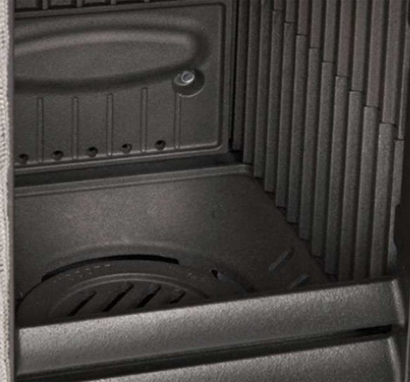 STUFA A LEGNA NORDICA GEMMA LIBERTY PERGAMENA DIM. 46x49xH84 CM