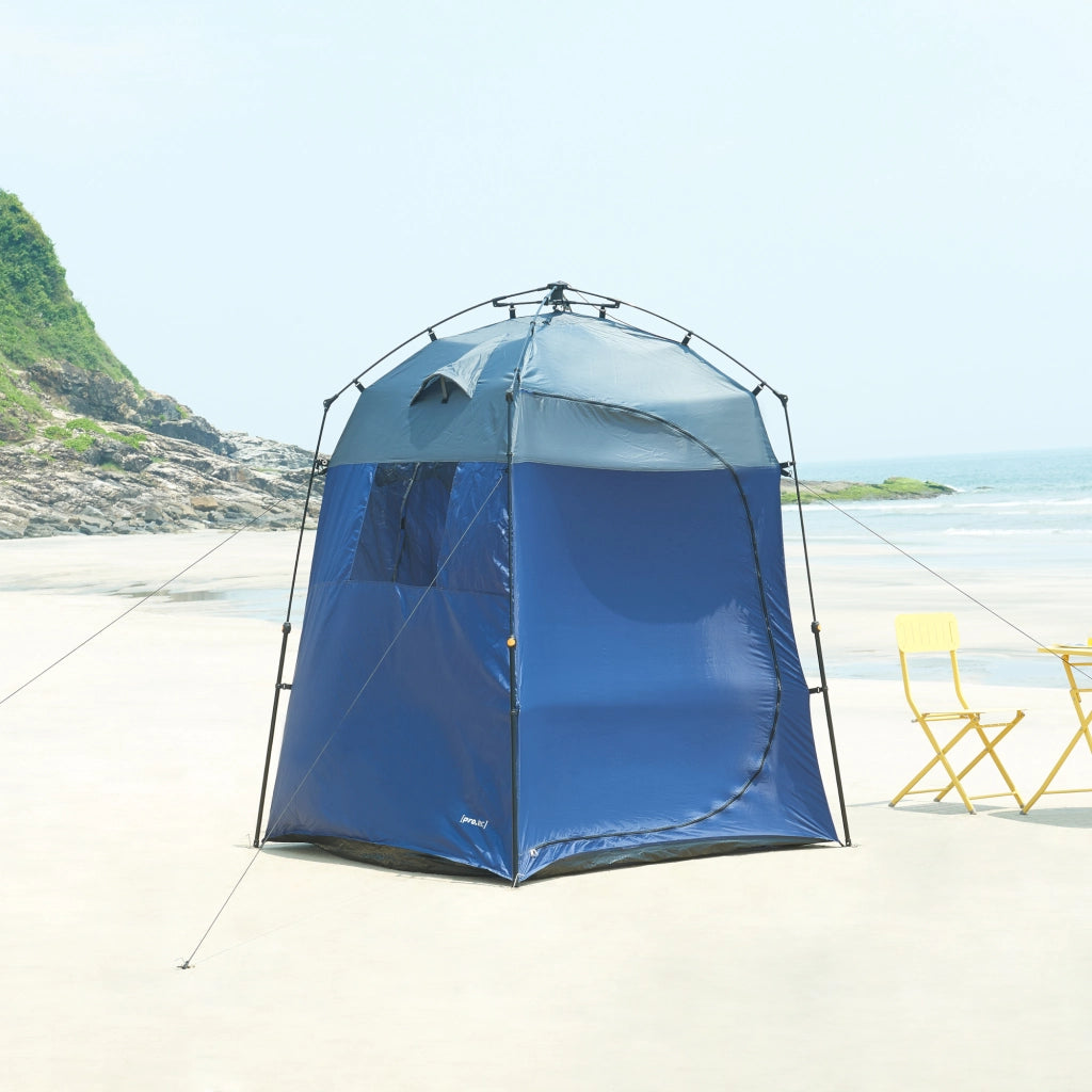Tenda da Doccia Ayas per Campeggio - Blu / Grigio pro.tec