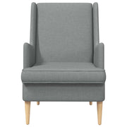 Poltrona | Sedia Relax Grigio Chiaro Tessuto