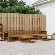 Set di divani da esterno 6 pcs Naturale