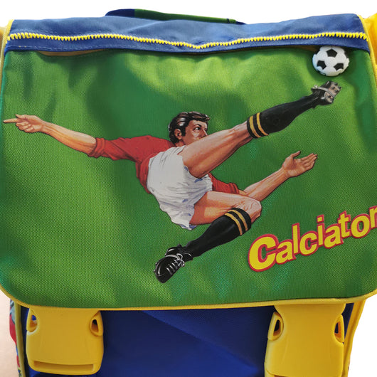 Zaino Calciatori Panini Estensibile con Gadget Borraccia Zainetto Scuola Ragazzi