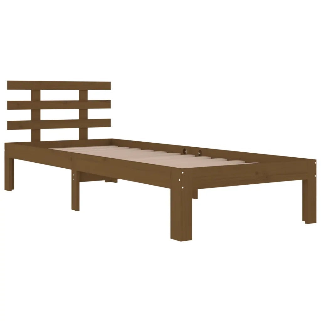 Giroletto senza Materasso Ambra in Legno Massello 100x200 cm 814747