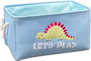 Cassettiera per bambini, cassettiera dinosauro per abbigliamento e giocattoli, cassettiera con disegno cartoon, cassettiera per camera da letto bambino/camera da soggiorno/camera da letto bambino (blu)