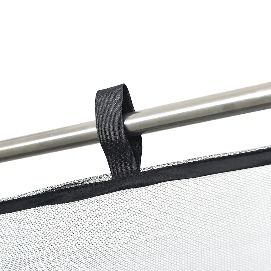 vidaXL Zanzariera 156 Rete Nera 300x300x200 cm