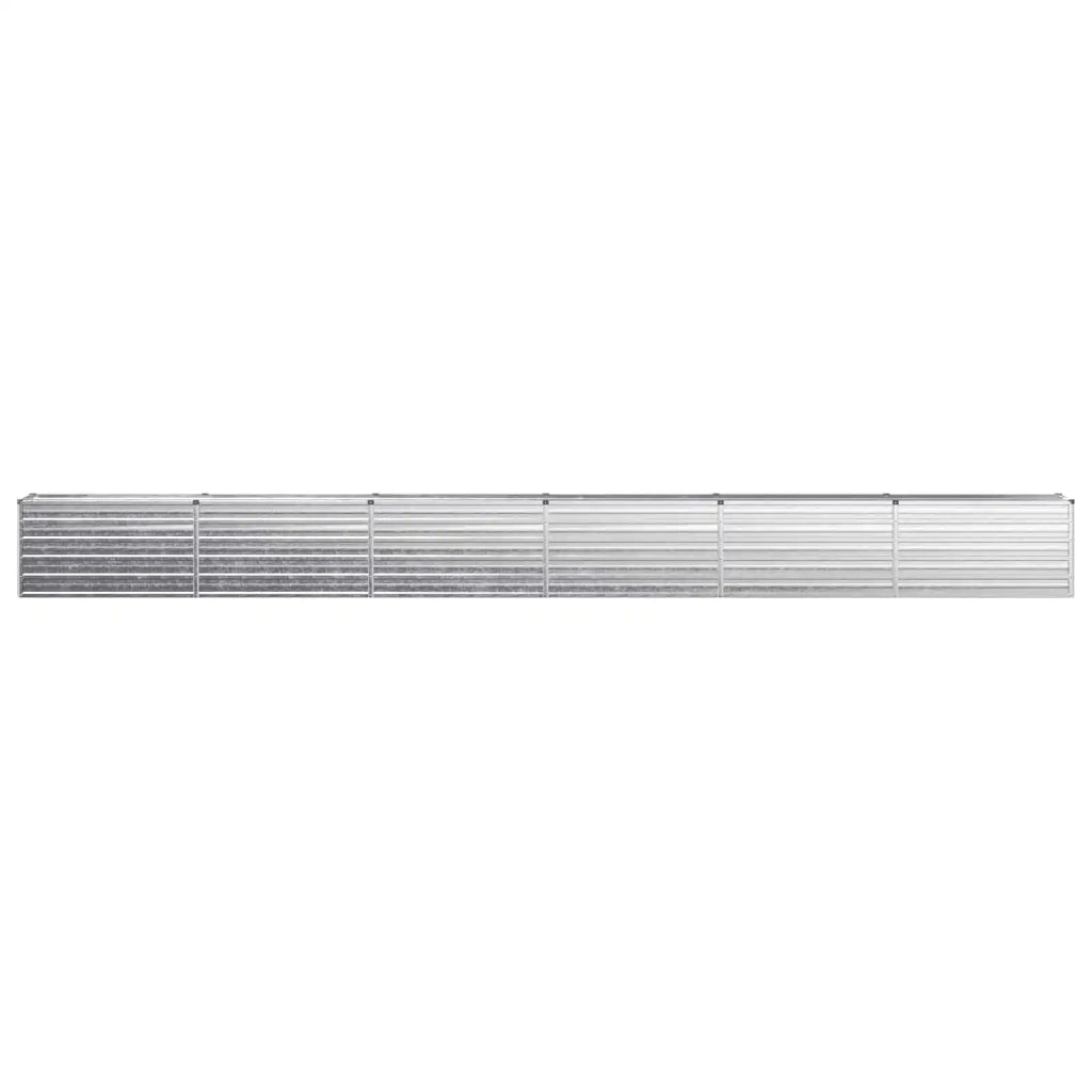 Letto rialzato da giardino Argento 600 x 40 x 55 cm 8006302
