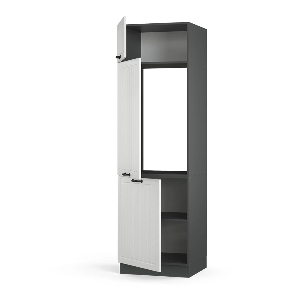 Vicco Armadio frigorifero Bianco casa di campagna 60 cm