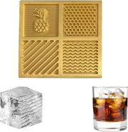 Tray per formare cubetti di ghiaccio - Whisky Bourbon Cocktail - Forme di ghiaccio di alta gamma