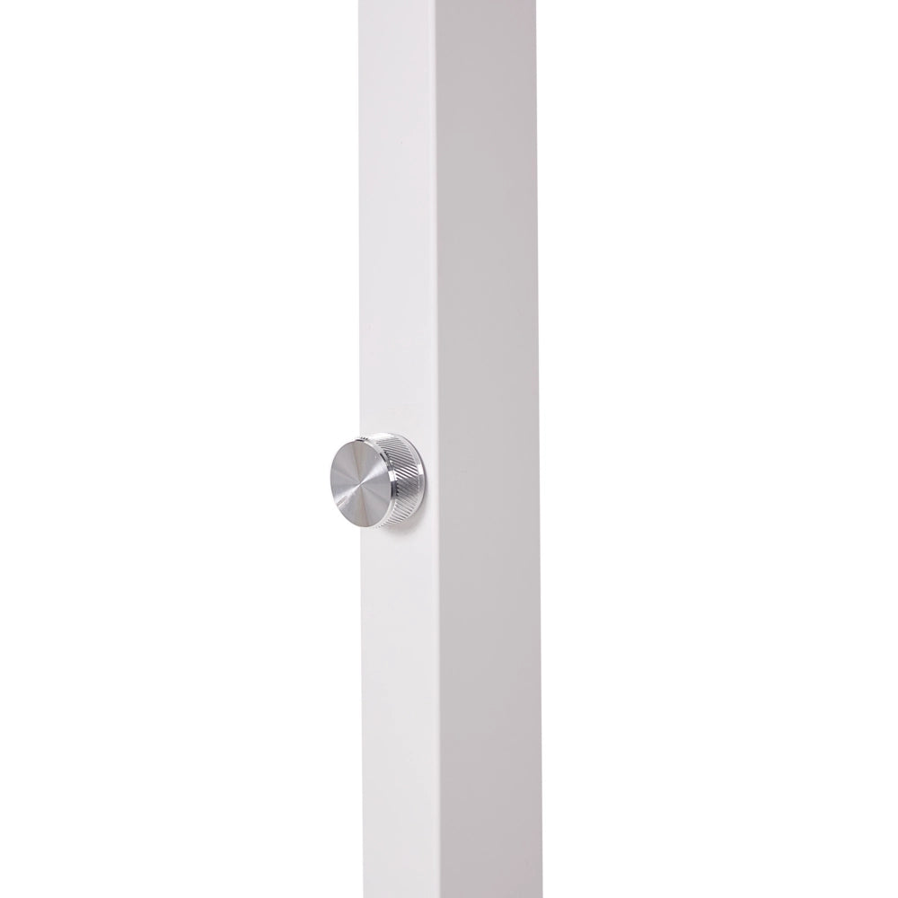 Lampada da terra a LED in metallo bianco con interruttore 197 cm soggiorno camera da letto