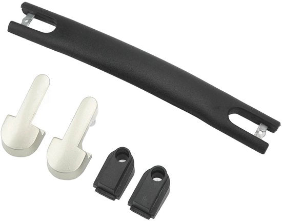 Maniglia per Bagagli 22cm - Sostituibile - Materiale Resine Durissimo - Gomma Antiscivolo - Adatto per Valigie/Casotto - Installazione Facile - Maniglia per Valigie