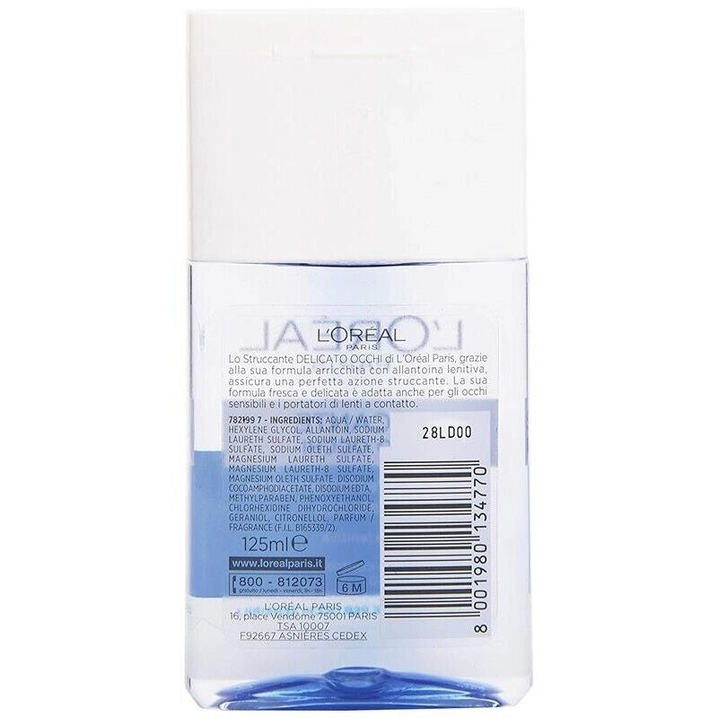 L'OREAL STRUCCANTE DELICATO PER OCCHI IN FORMATO DA 125 ML